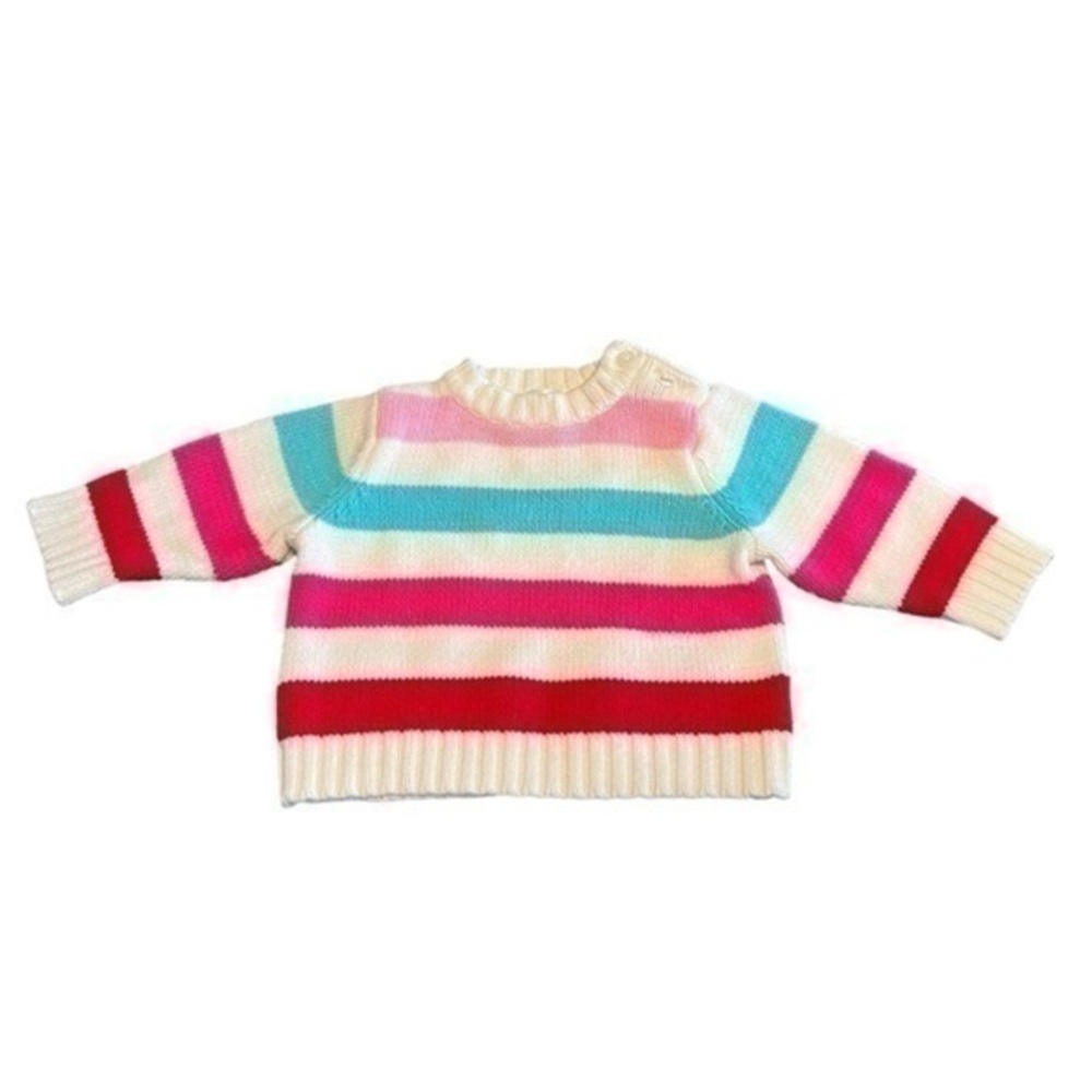 The children's Place multicolored Stripe Knitted Sweater 3-6 months baby​